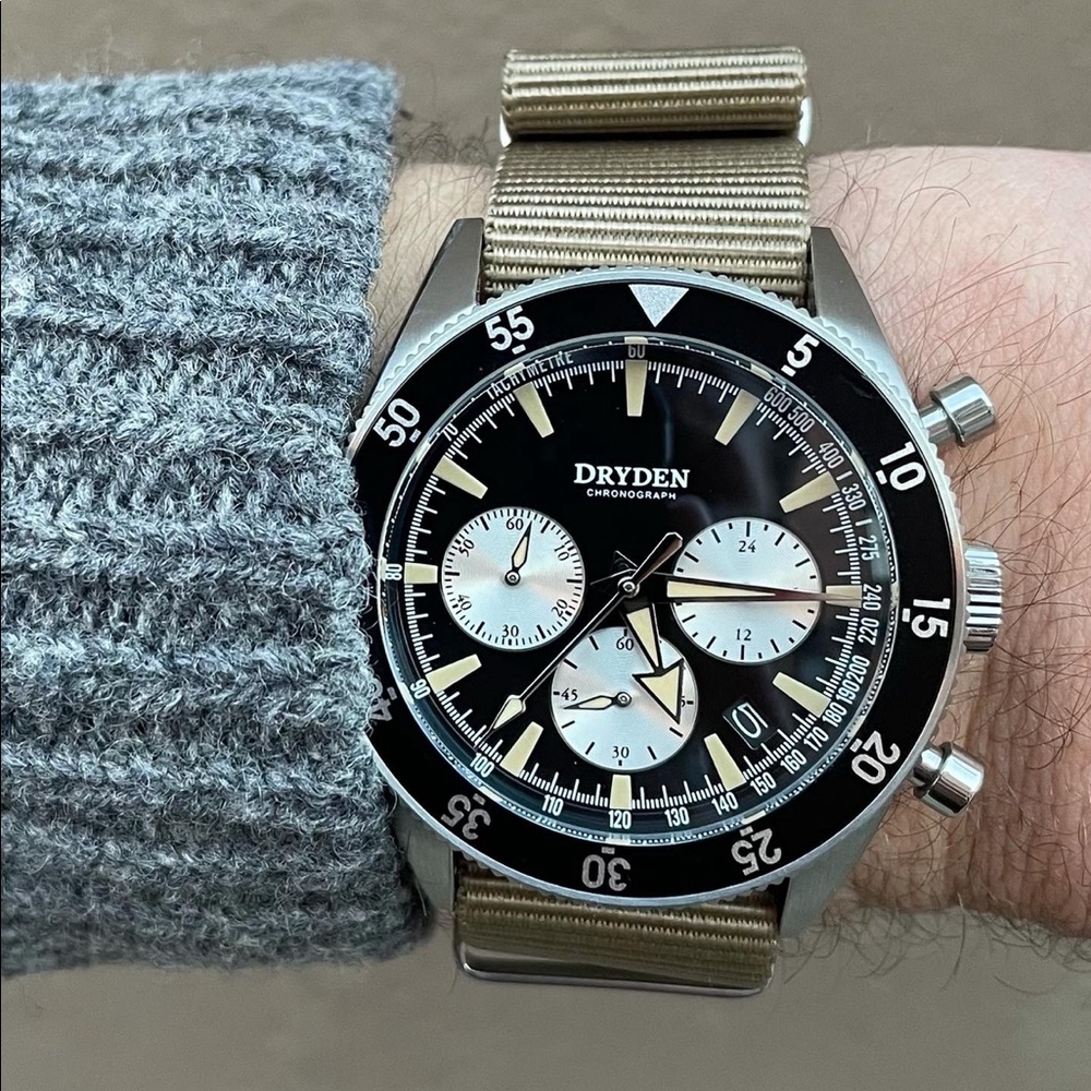 Dryden Chrono Diver watch (SOLD)
